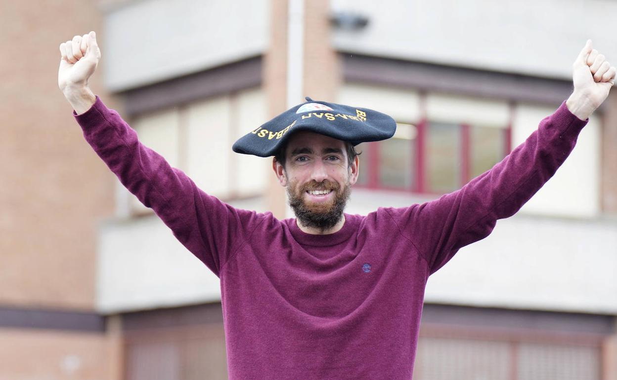 Eneko Agirrezabal, ganador de la Behobia-San Sebastián, buscará bajar de 2h12 mañana en Valencia. 