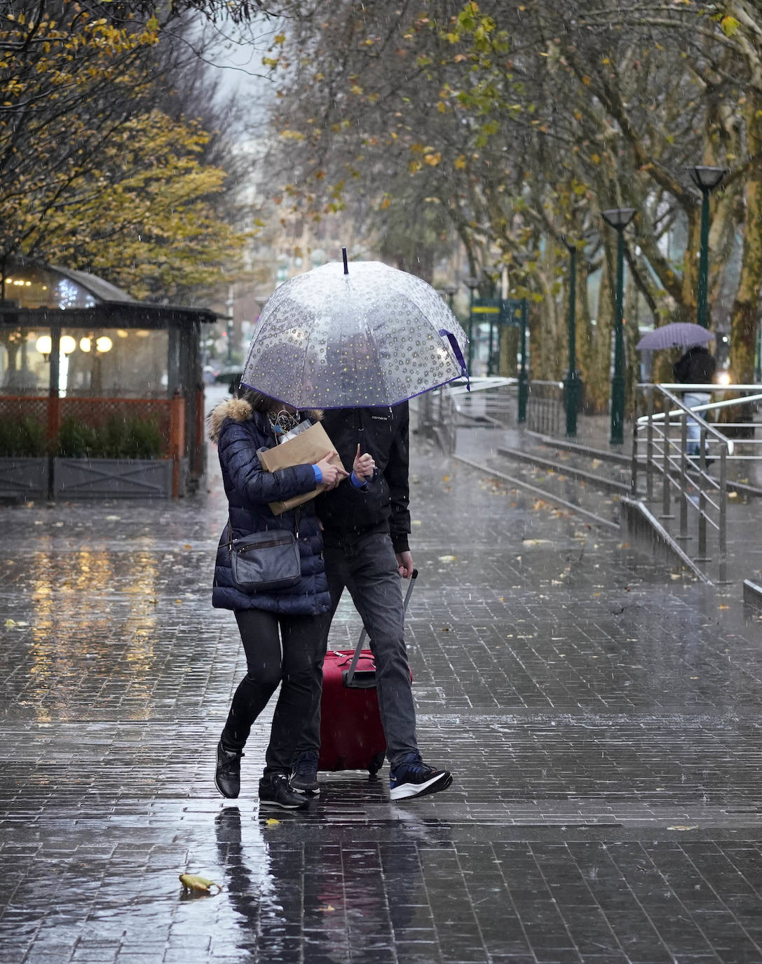 Fotos: La lluvia no da tregua: Euskalmet activa la alerta naranja para este jueves y viernes