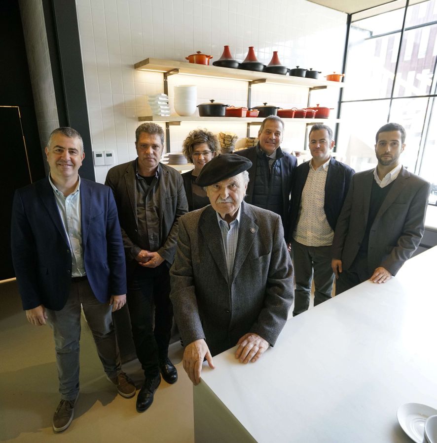 Luis Irizar, en la presentación del máster en diseño de espacios gastronómicos de la UPV/EHU.