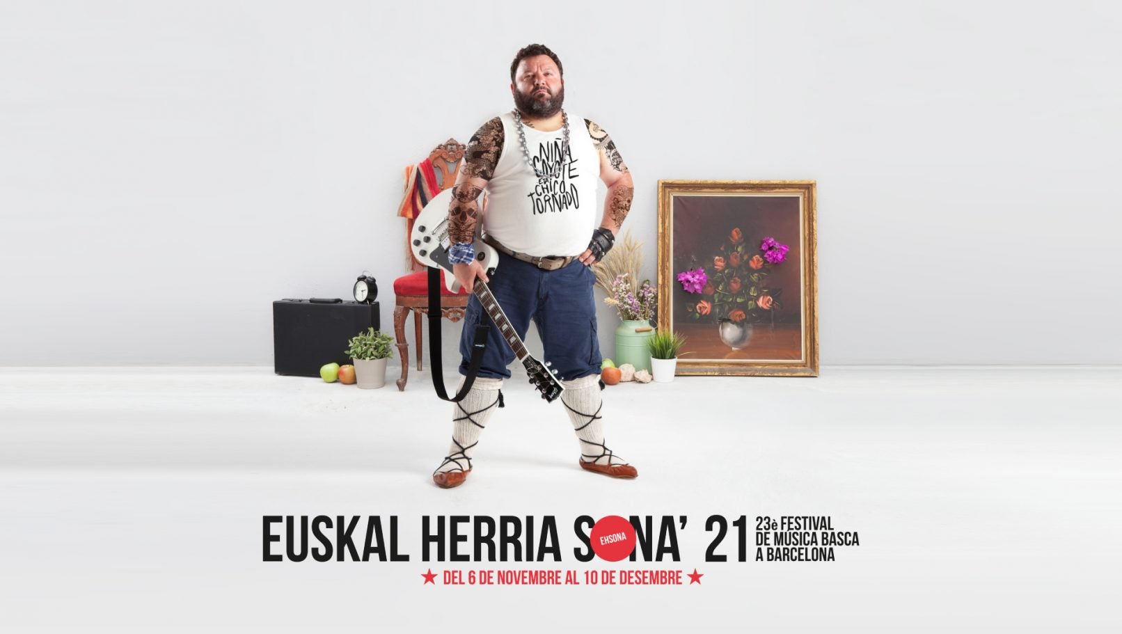 Aurreko edizioetakoak bezala, aurtengo kartela ere indartsua da irudiaren aldetik.