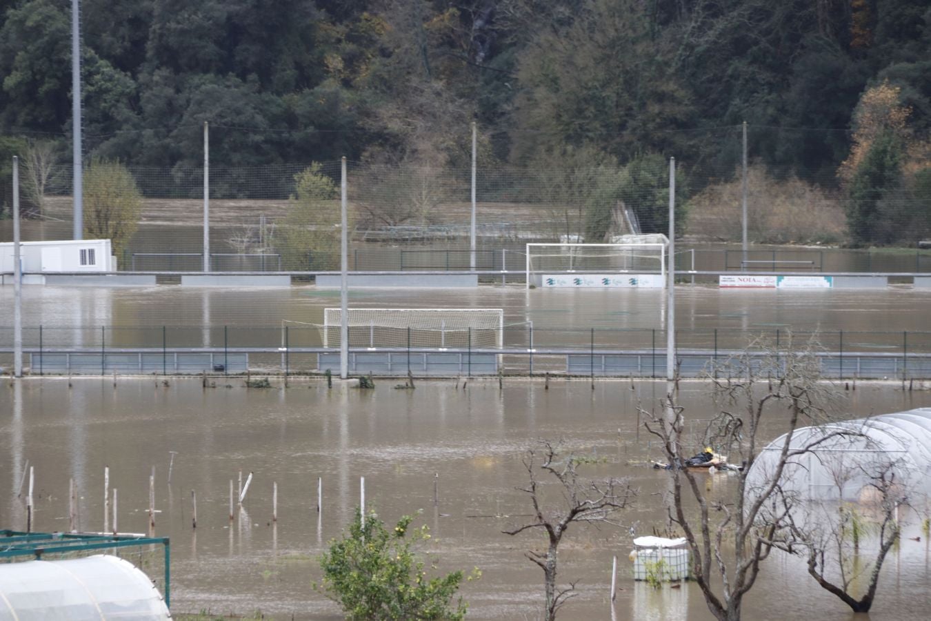 Fotos: Inundaciones en Deba por la crecida del río