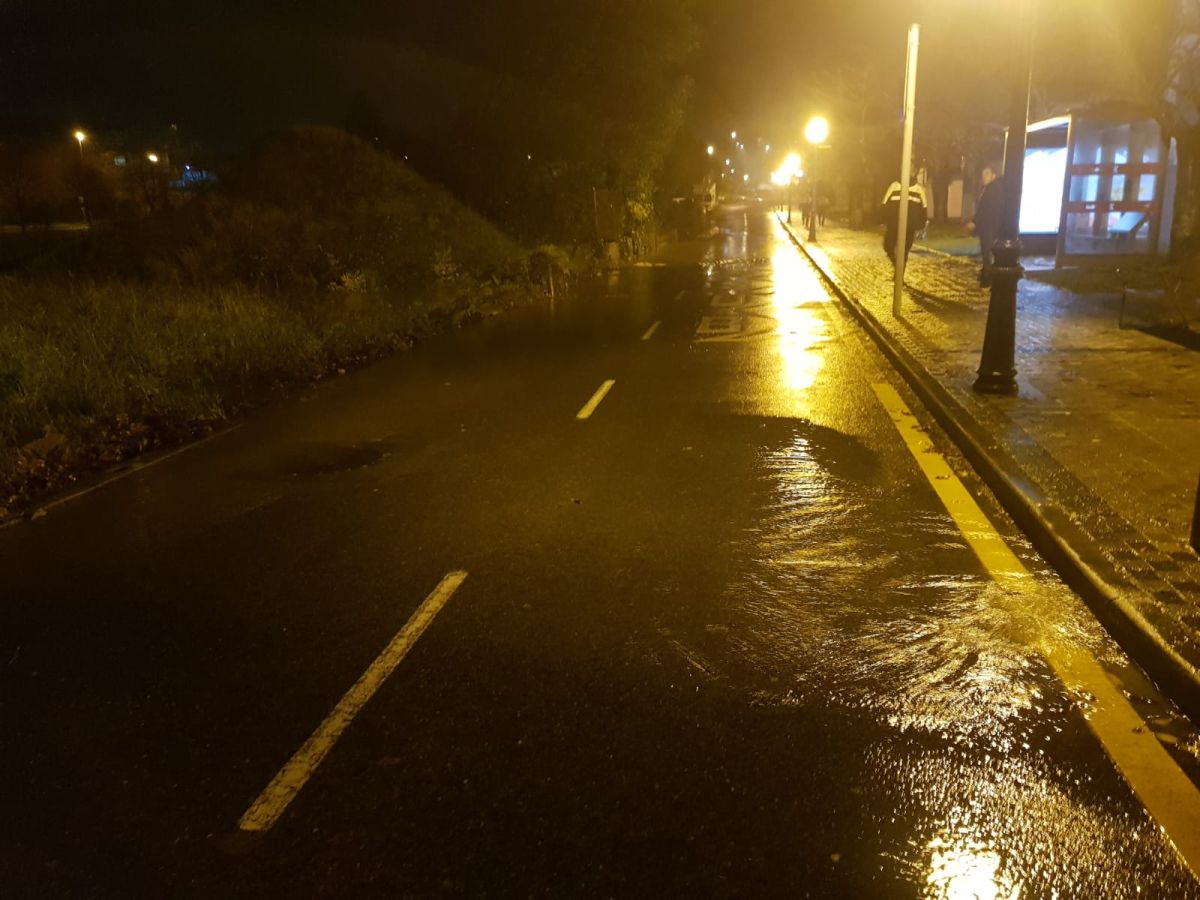 Fotos: Inundaciones en Behobia y otros puntos de Irun por el desbordamiento del Bidasoa