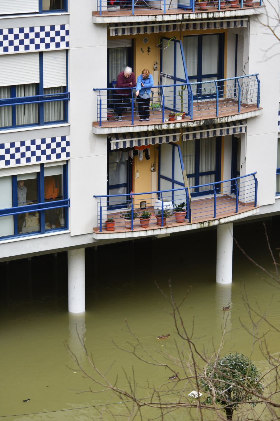 Fotos de las inundaciones en Mendaro