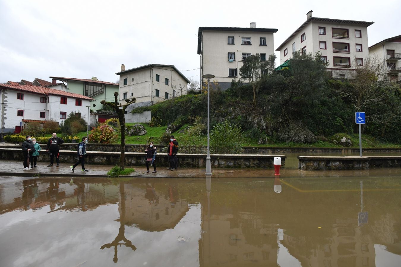 Fotos de las inundaciones en Mendaro
