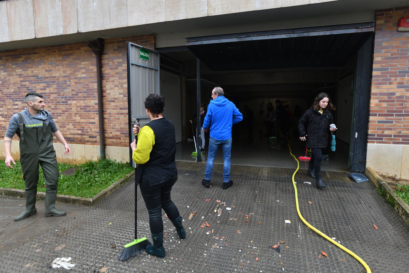 Fotos de las inundaciones en Mendaro