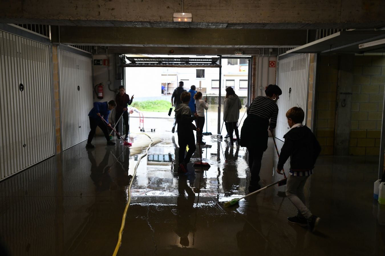 Fotos de las inundaciones en Mendaro