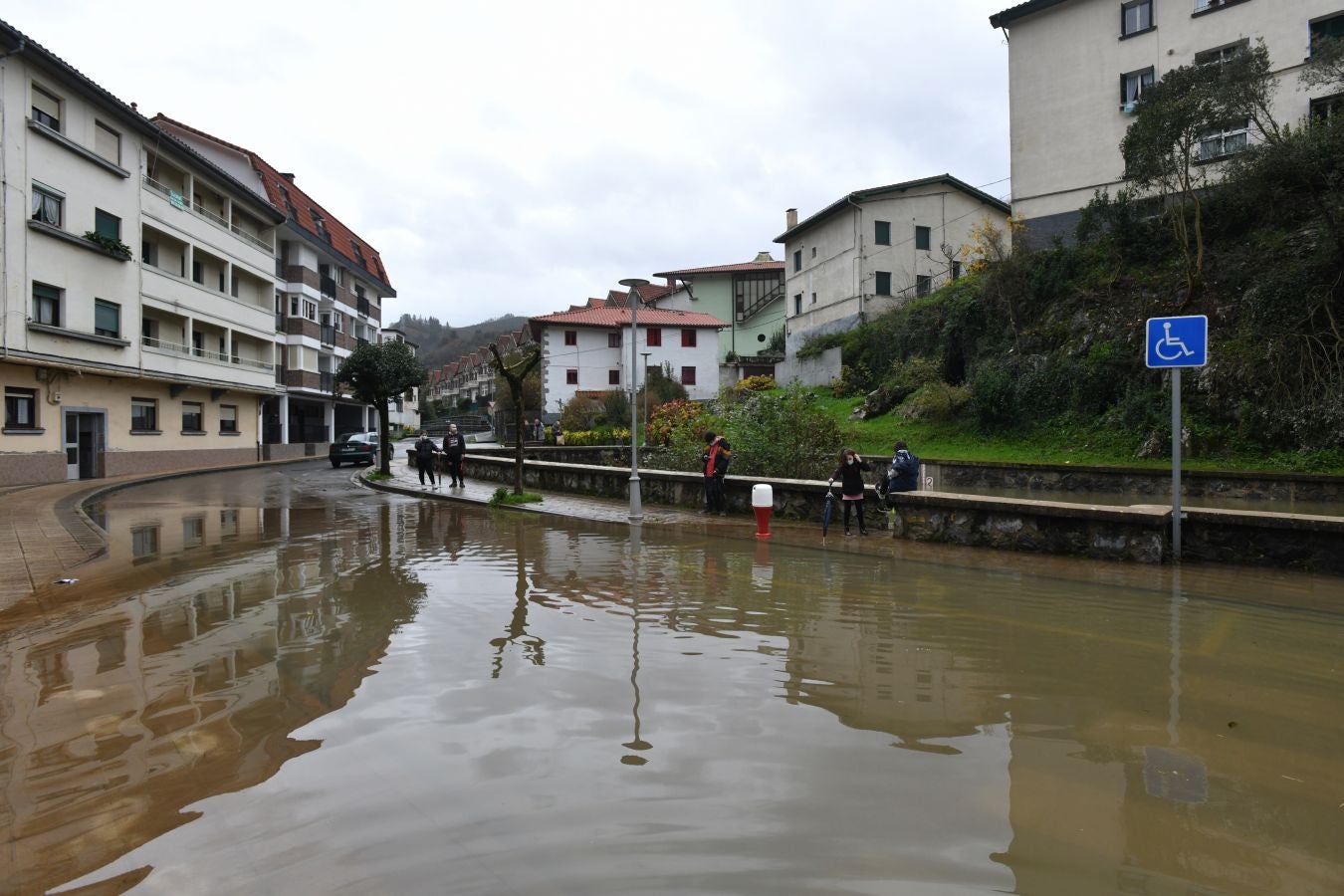 Fotos de las inundaciones en Mendaro