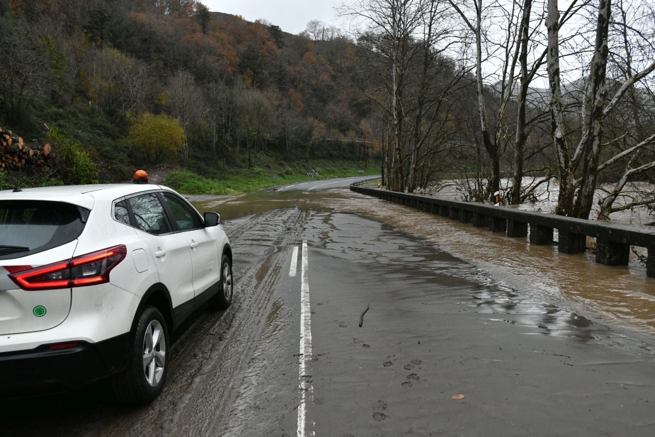 Fotos de las inundaciones en Mendaro
