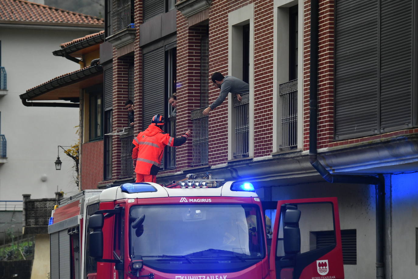 Fotos de las inundaciones en Mendaro