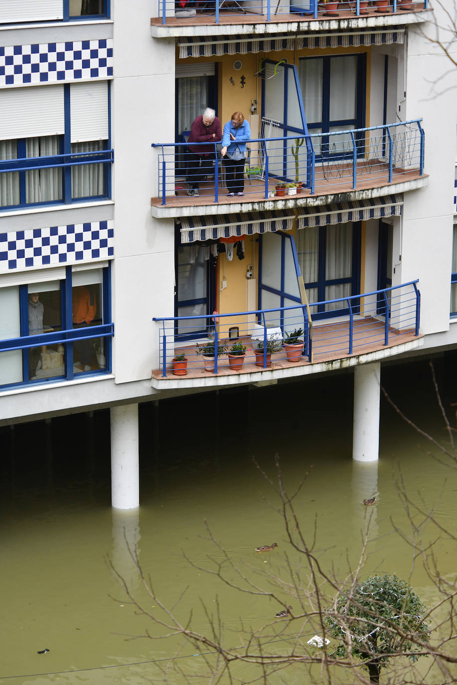 Fotos de las inundaciones en Mendaro