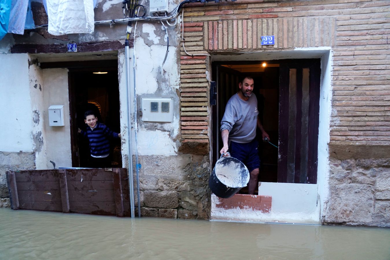 Fotos: Inundaciones en Tudela por el temporal &#039;Barra&#039;