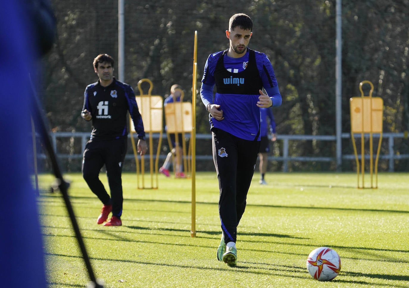 Fotos: Las imágenes del entrenamiento de la Real Sociedad en Zubieta