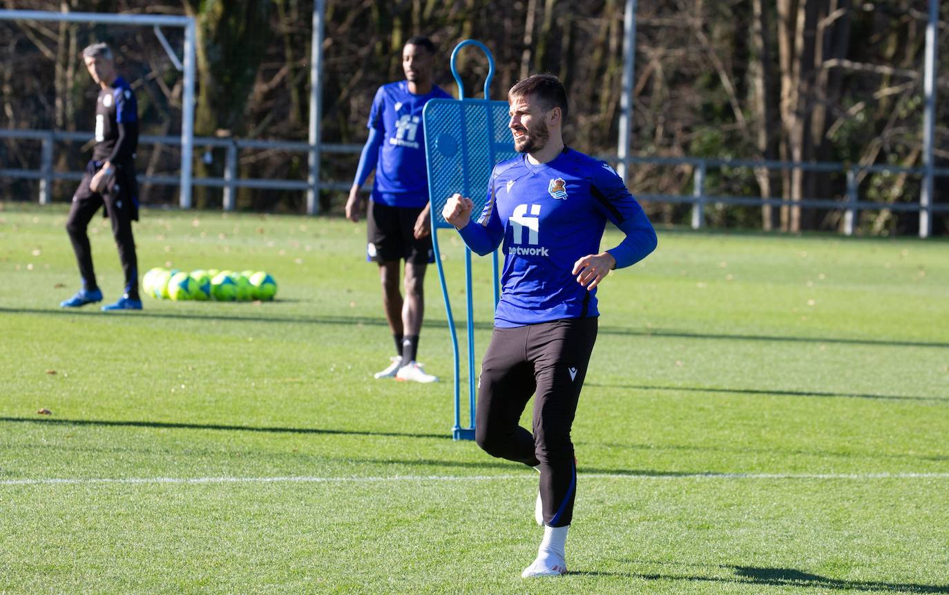 Fotos: Las imágenes del entrenamiento de la Real Sociedad