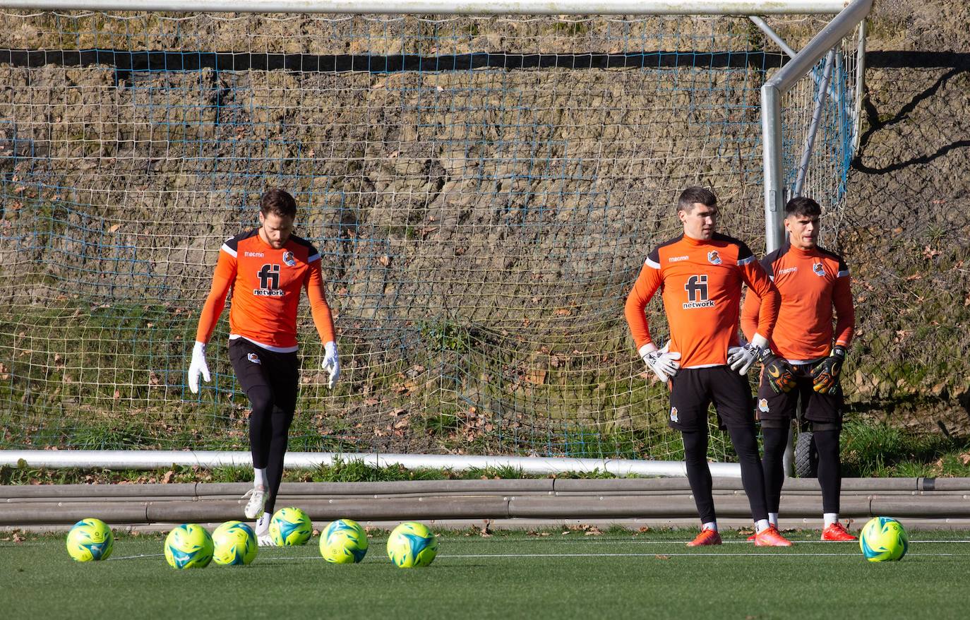 Fotos: Las imágenes del entrenamiento de la Real Sociedad