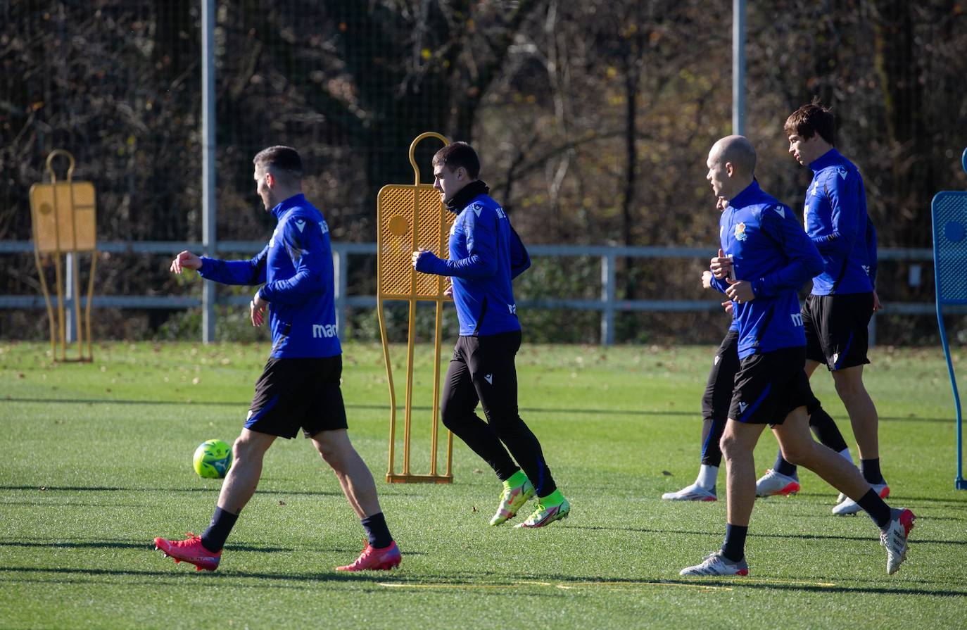 Fotos: Las imágenes del entrenamiento de la Real Sociedad