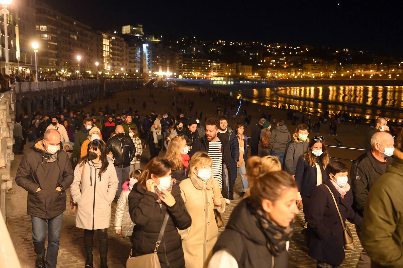Fotos: La Concha se ilumina como nunca