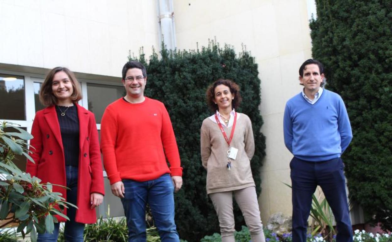 Nolasco, Insausti, De Zárraga y Gutiérrez, los matemáticos de Tecnun. 