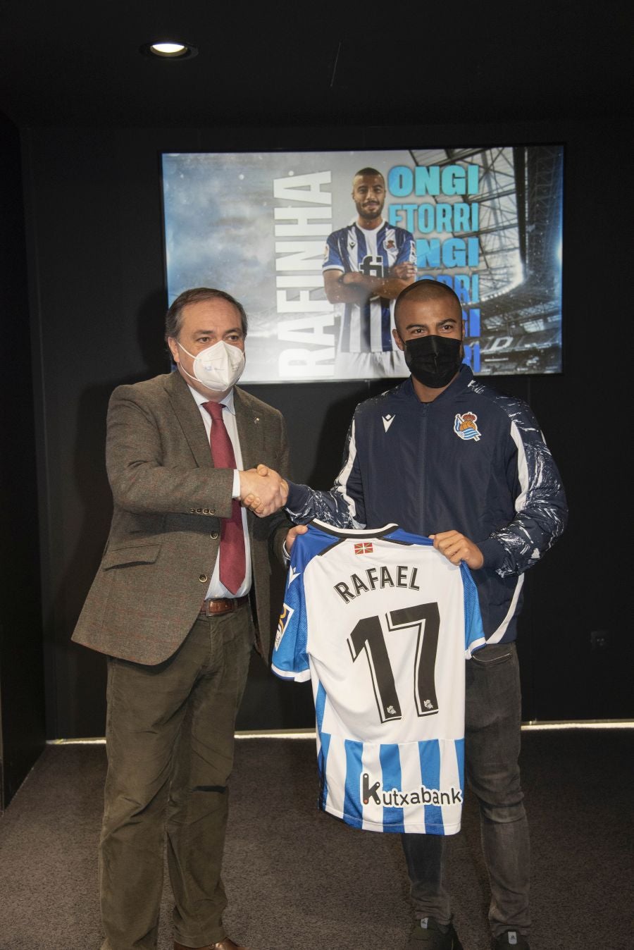 Fotos: Presentación de Rafinha como jugador de la Real Sociedad