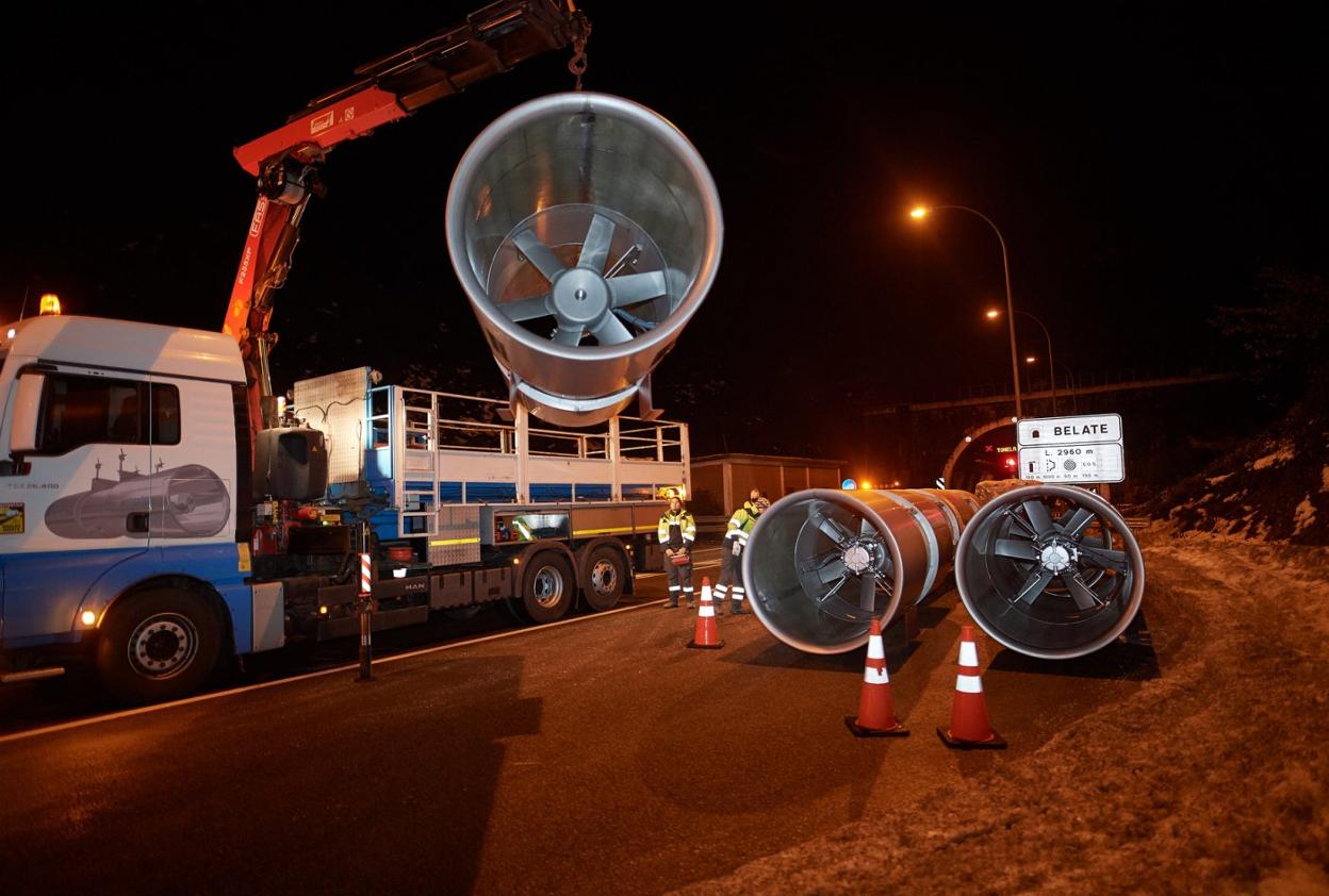 Se han sustituido 40 ventiladores en los dos túneles. 