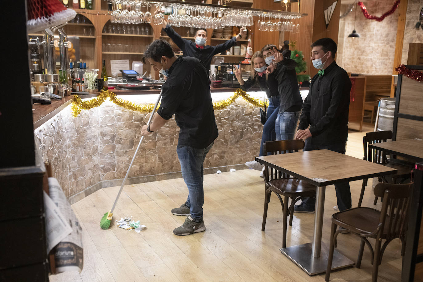 Fotos: Fin de Año en la calles de Gipuzkoa