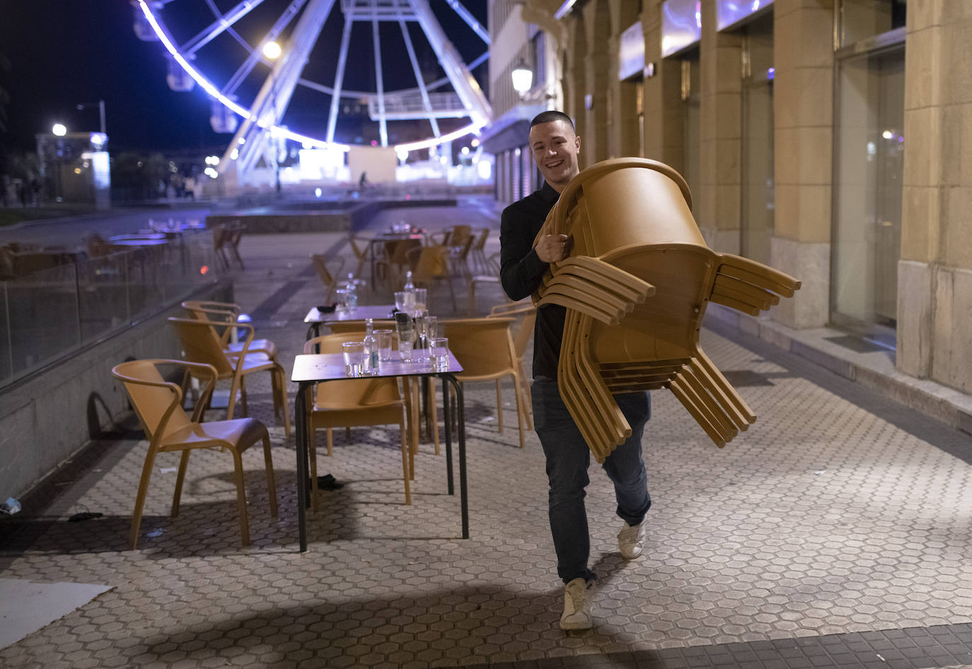 Fotos: Fin de Año en la calles de Gipuzkoa