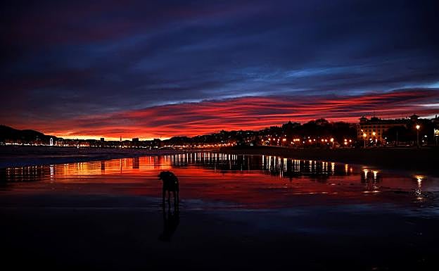 Amanecer desde Ondarreta