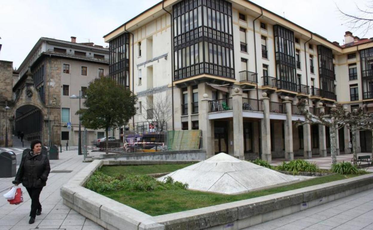 Residencia Iturbide de Arrasate, donde hay 35 residentes contagiados. 