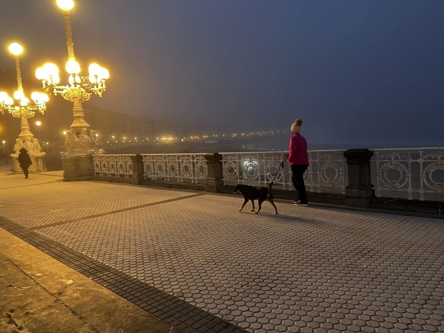 Fotos: Amanecer bajo la niebla