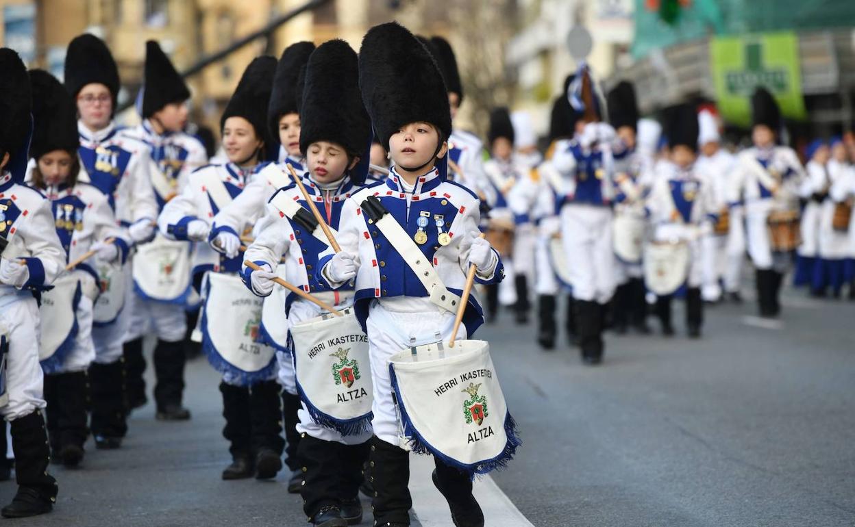 La Tamborrada Infantil de Altza. 