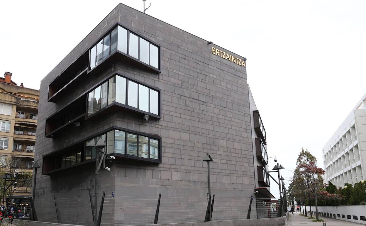 Sede de la Ertzaintza en Donostia