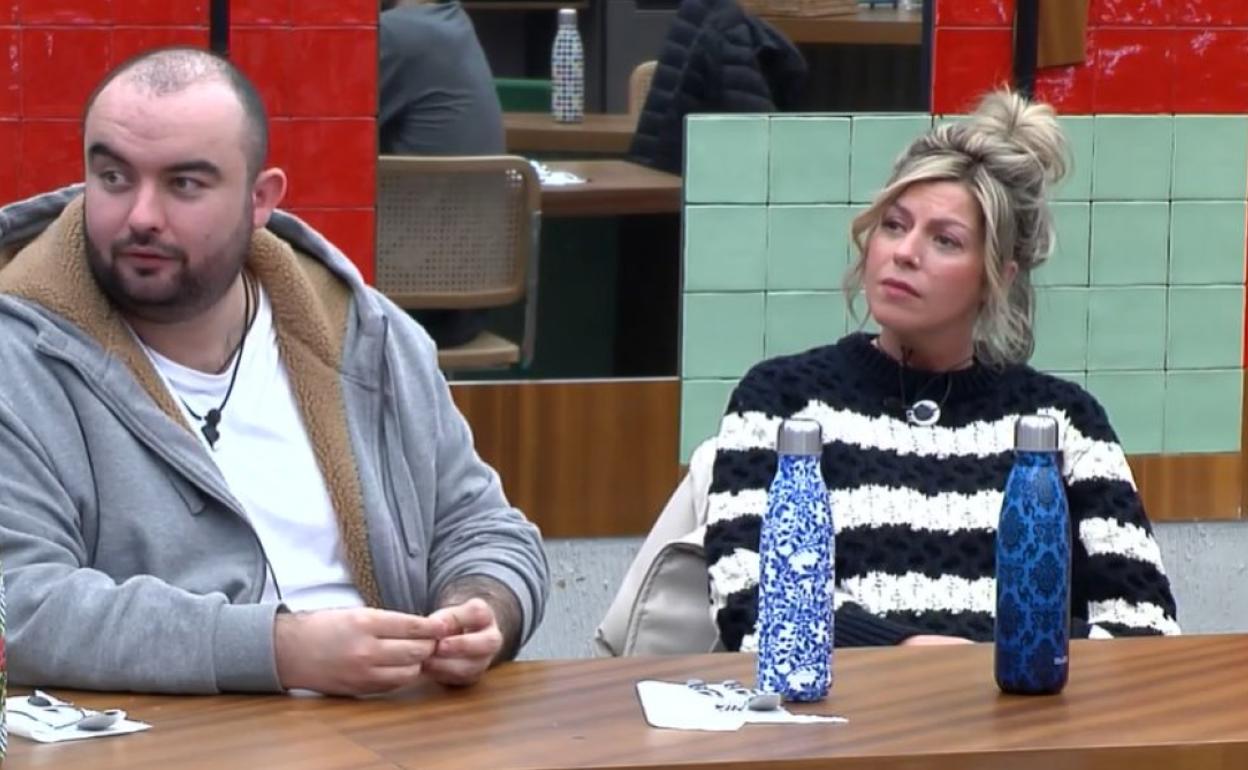 Alatzne Mateos durante la emisión de 'Secret Story: La casa de los secretos'.