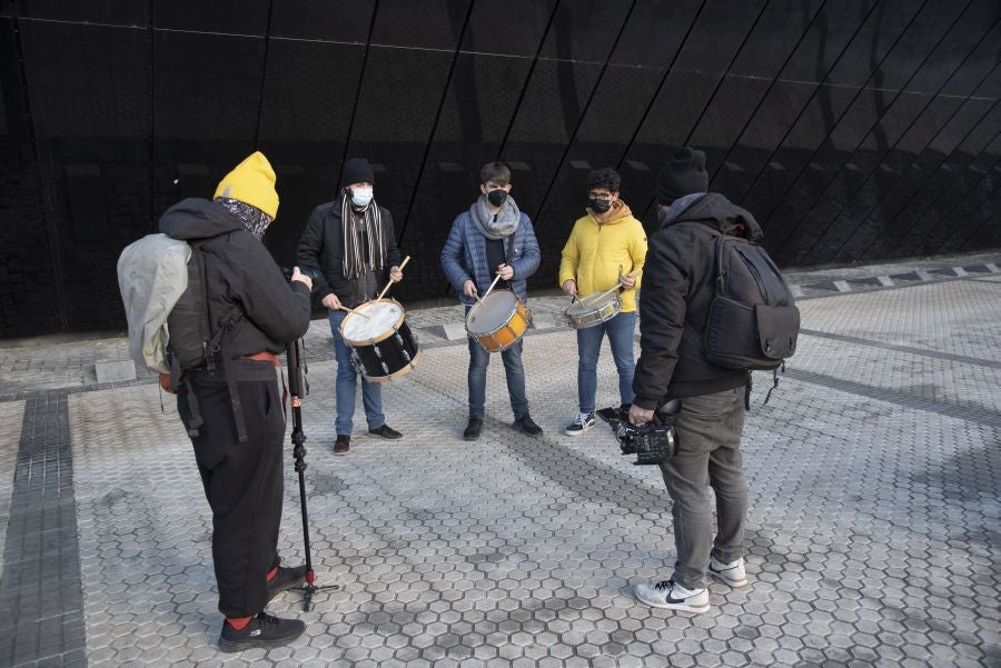 Fotos: Los alumnos de Musikene ‘rejuvenecen’ la marcha de Sarriegi