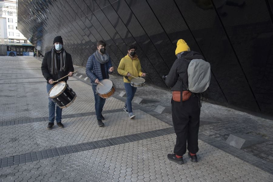 Fotos: Los alumnos de Musikene ‘rejuvenecen’ la marcha de Sarriegi