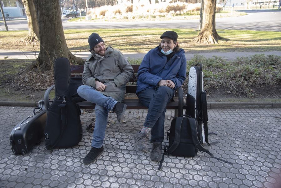 Fotos: Los alumnos de Musikene ‘rejuvenecen’ la marcha de Sarriegi