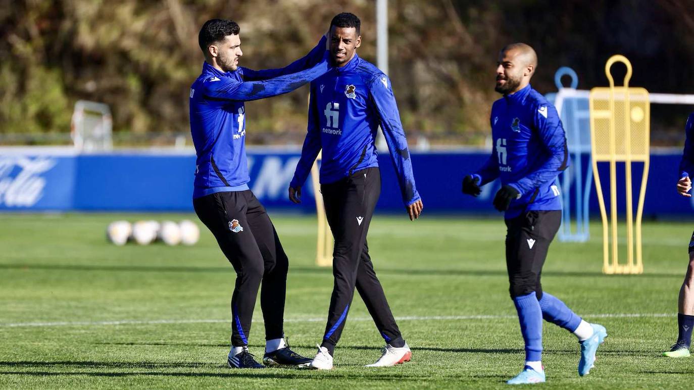 Fotos: Imágenes del entrenamiento de este viernes de la Real Sociedad