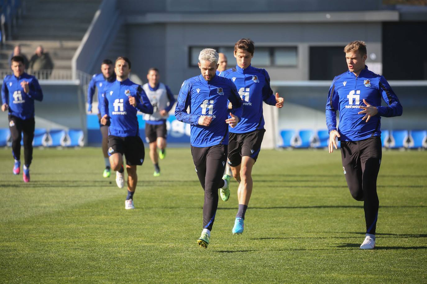 Fotos: La Real, sin Merino, Oyarzabal y Silva hoy en Zubieta