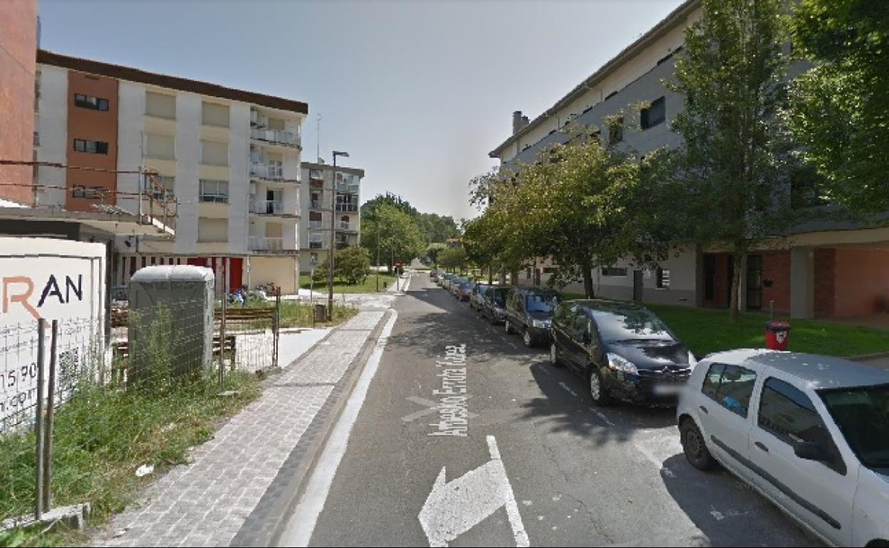 Zona de Irun donde se ha producido el accidente. 