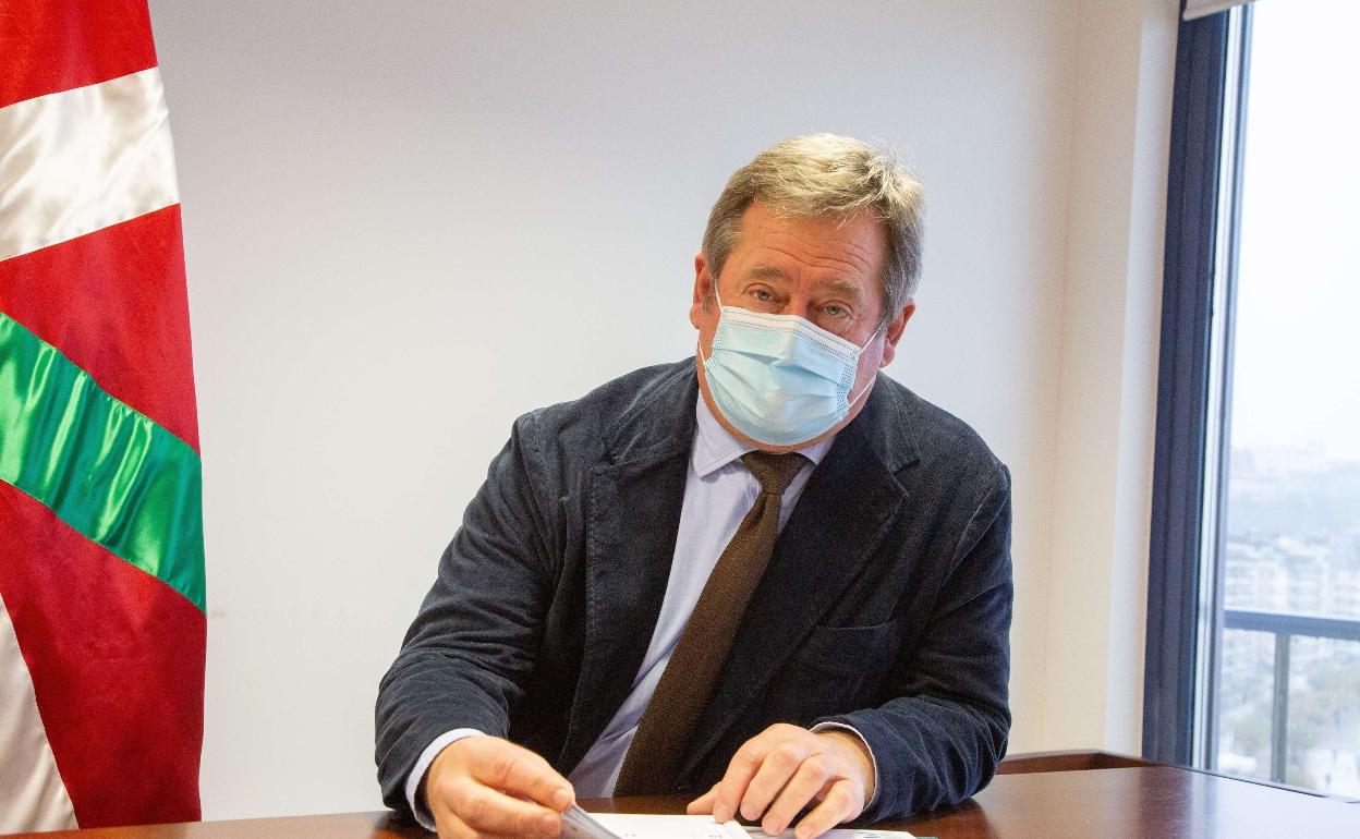 El portavoz del Gobierno Vasco, Bingen Zupiria. 