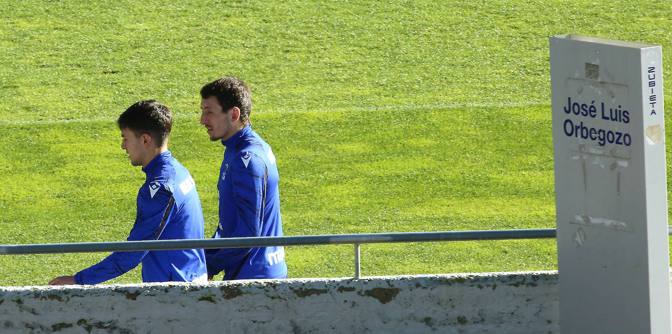 Fotos: Las mejores imágenes del entrenamiento de la Real Sociedad