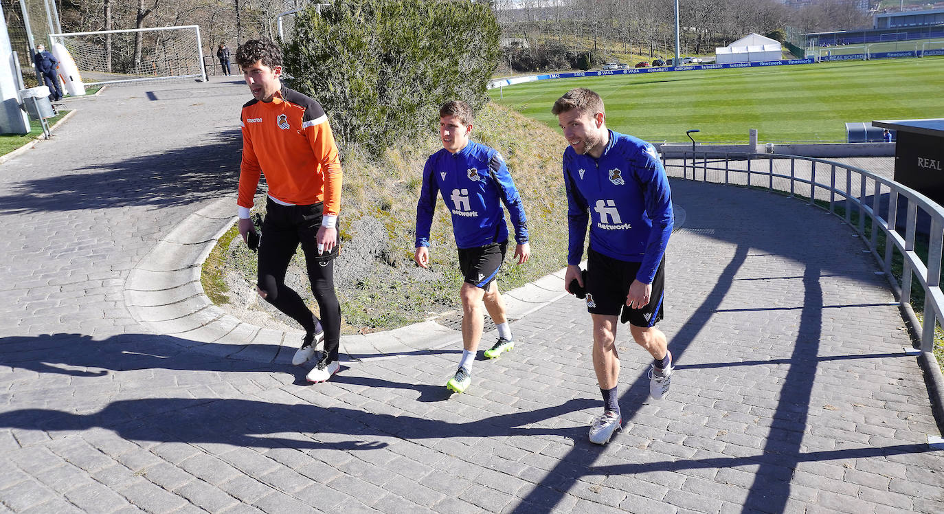 Fotos: Las mejores imágenes del entrenamiento de la Real Sociedad