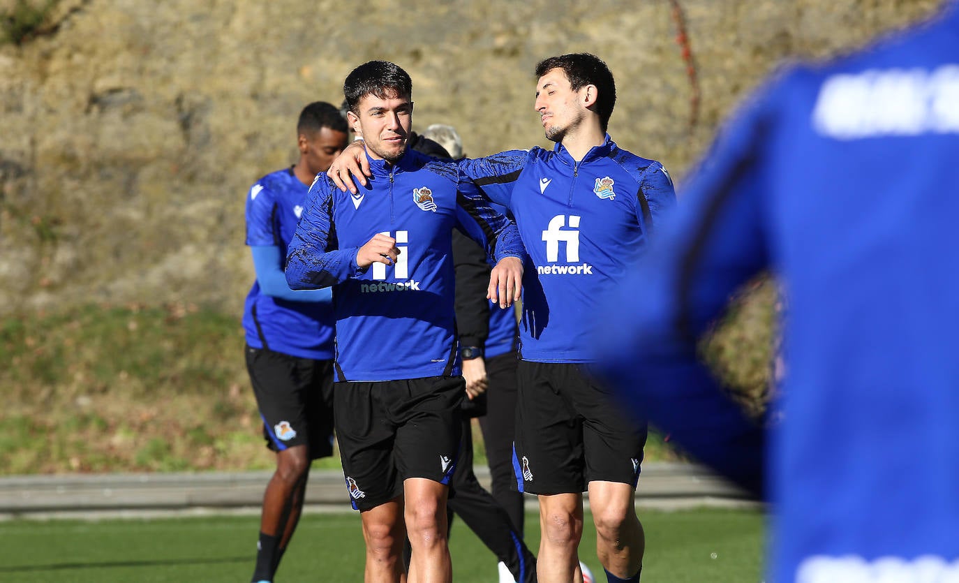 Fotos: Las mejores imágenes del entrenamiento de la Real Sociedad
