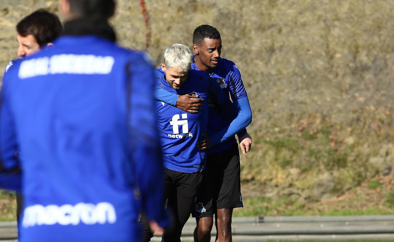 Fotos: Las mejores imágenes del entrenamiento de la Real Sociedad