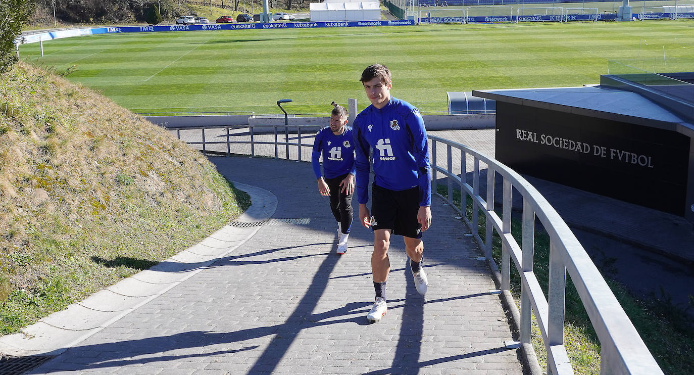 Fotos: Las mejores imágenes del entrenamiento de la Real Sociedad