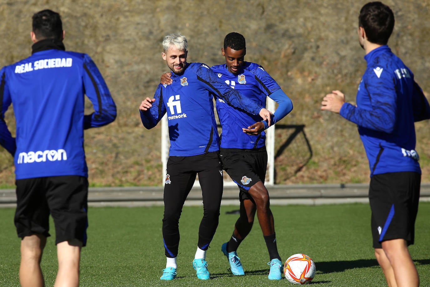 Fotos: Las mejores imágenes del entrenamiento de la Real Sociedad