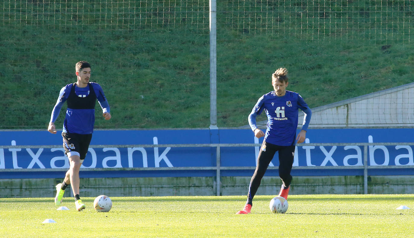 Fotos: Las mejores imágenes del entrenamiento de la Real Sociedad