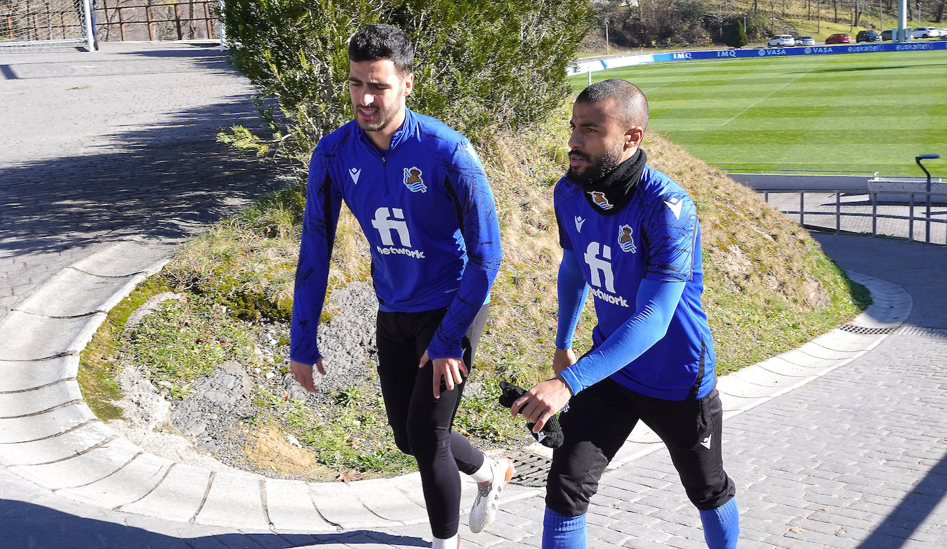 Fotos: Las mejores imágenes del entrenamiento de la Real Sociedad