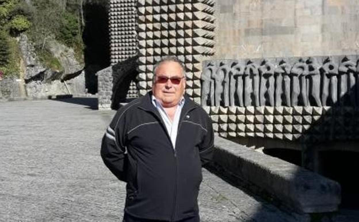 Pello Zabala en Arantzazu.