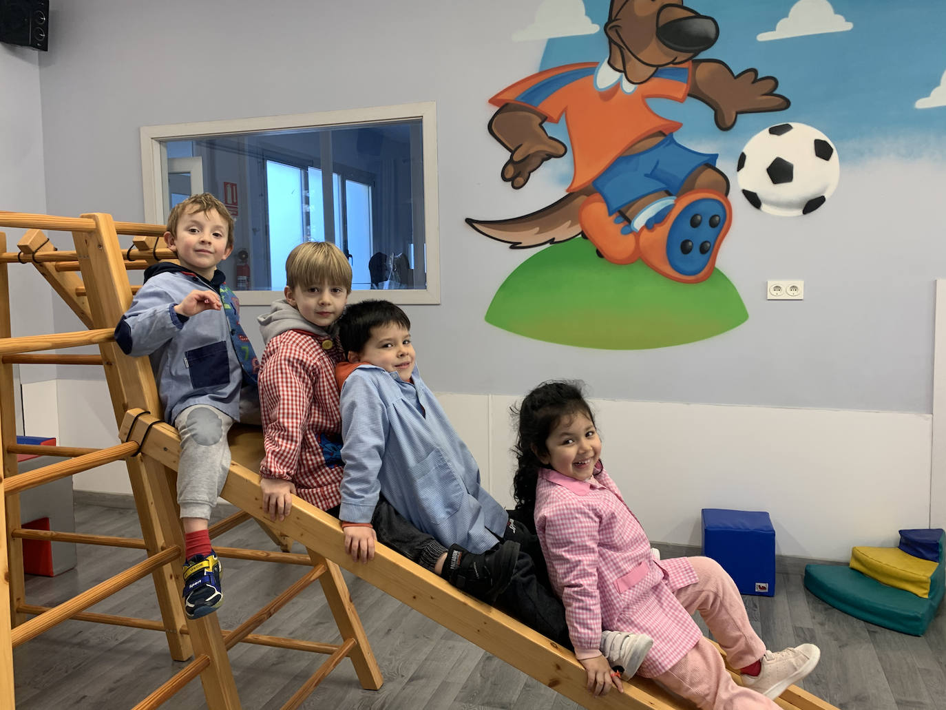 Los peques de Educación Infantil.