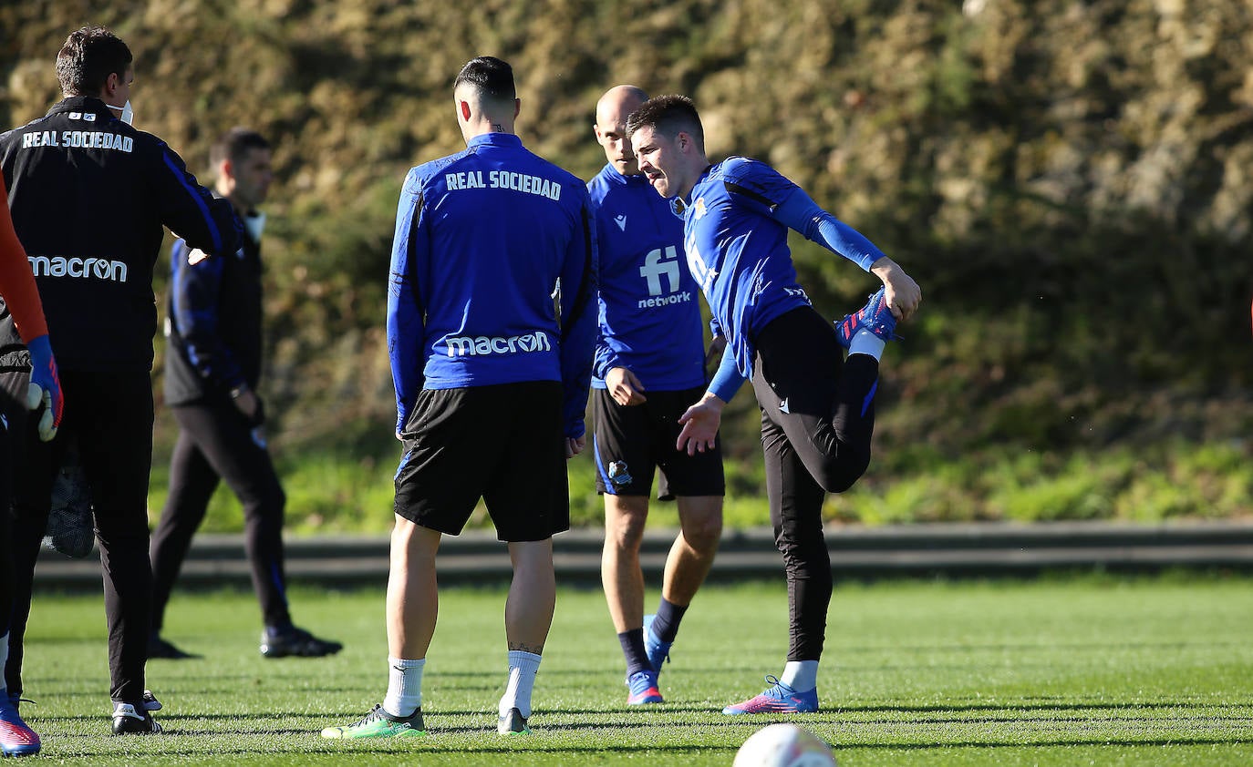 Fotos: Las imágenes del entrenamiento de la Real Sociedad