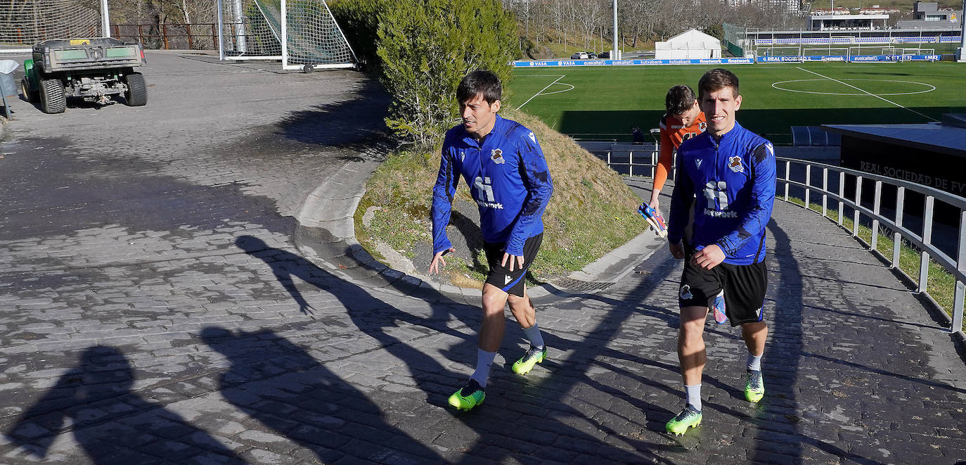 Fotos: Las imágenes del entrenamiento de la Real Sociedad